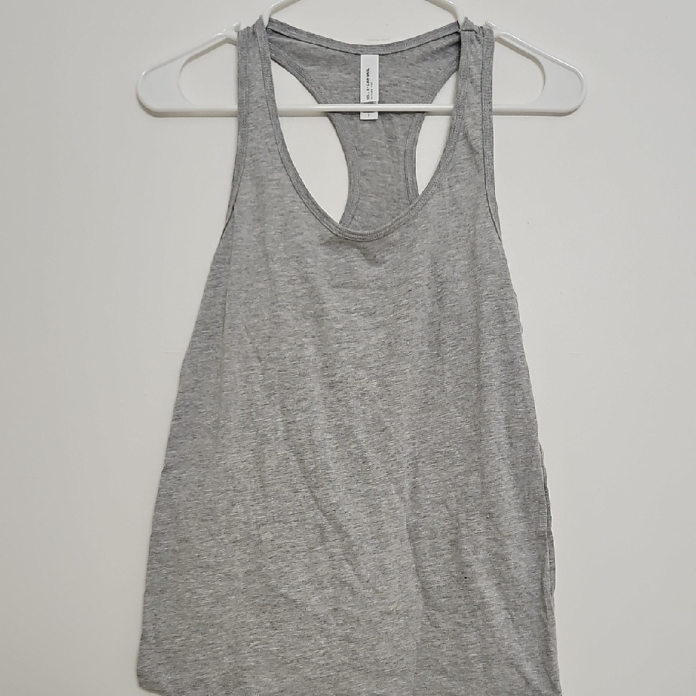 Gray Sleeveless Top